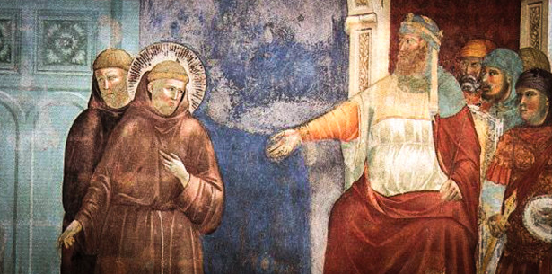 Source: “Saint Francis and the Sultan” by Giotto di Bondone